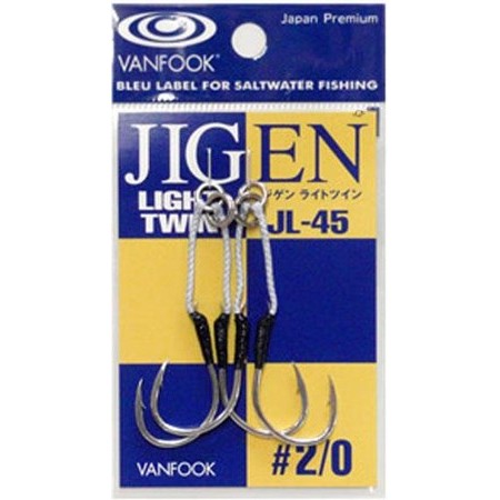 Anzuelo Asistente Mar Vanfook Jl-45 - Paquete De 2