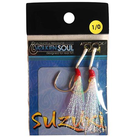 ANZUELO ASISTENTE VOLKIEN SUZUKI FLASH - PAQUETE DE 2