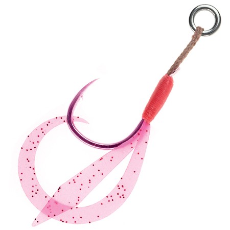 Anzuelo Asistido Asari Micro Assist Pink