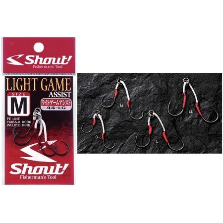 Anzuelo Asistido Shout Light Game Assist - Paquete De 2