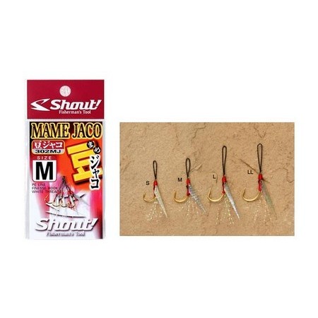 ANZUELO ASISTIDO SHOUT MAME JACO - PAQUETE DE 4