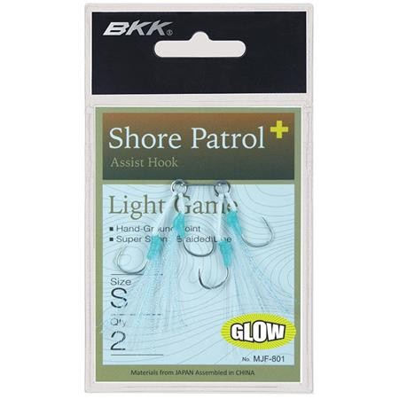 Anzuelo Assist Hook Bkk Assist Light Game Shore Patrol +
