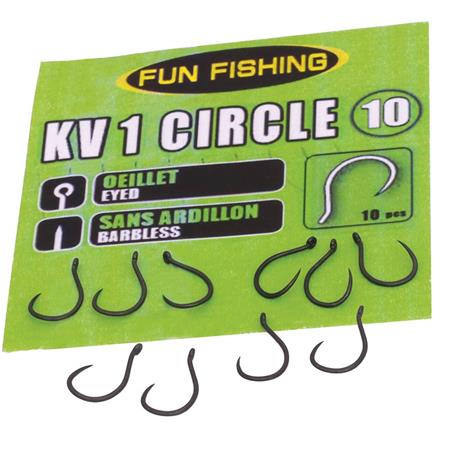 Anzuelo Fun Fishing Kv1 - Paquete De 10