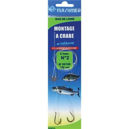Anzuelo Montado Cangrejo Flashmer