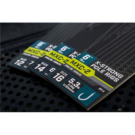 ANZUELO MONTADO FOX MATRIX MXC-2 POLE RIGS - PAQUETE DE 8