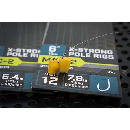 ANZUELO MONTADO FOX MATRIX MXC-2 POLE RIGS - PAQUETE DE 8