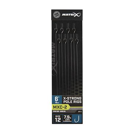 ANZUELO MONTADO FOX MATRIX MXC-2 POLE RIGS - PAQUETE DE 8