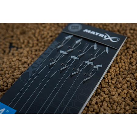 ANZUELO MONTADO FOX MATRIX MXC-3 4” SUPER STOP RIGS - PAQUETE DE 8