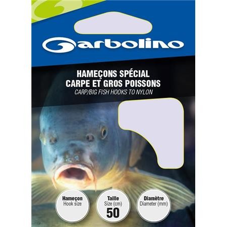 Anzuelo Montado Garbolino Especial Carpa Y Grandes Peces