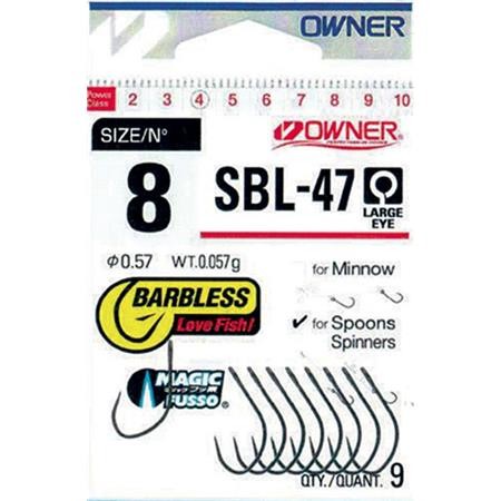 Anzuelo Simple Owner S47blm