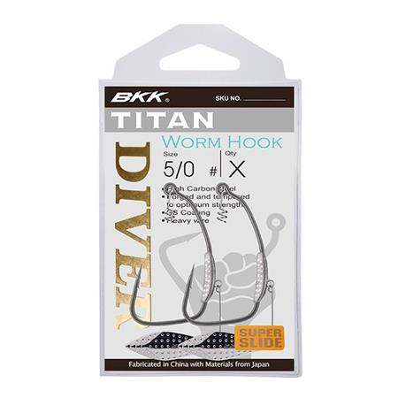 Anzuelo Texano Bkk Titan Diver - Paquete De 2