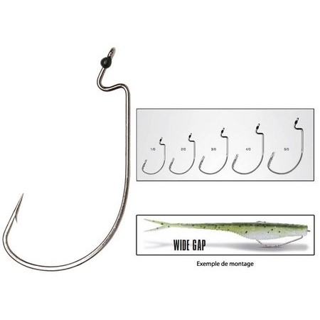 Anzuelo Texano Vmc Mystic Predator Wide Gap 7342 Wg - Pack