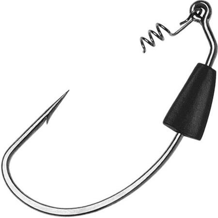 Anzuelo Texas Vmc Mystic Predator Heavy Duty Weigted Swimbait 7346 Wt - Paquete De 4