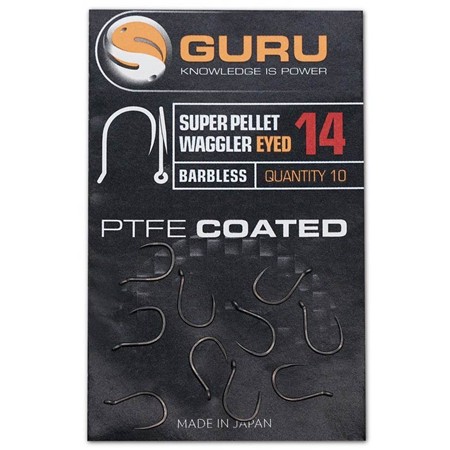 ΑΠΛΌ ΑΓΚΊΣΤΡΙ GURU SUPER PELLET WAGGLER - PAKETO 10