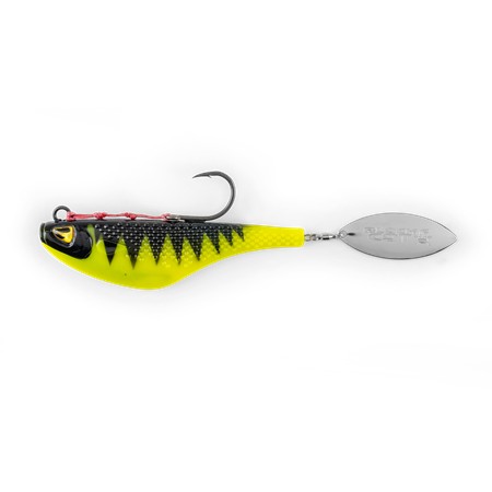 Αρματωμένο Μαλακό Δόλωμα Black Cat Mad Flash Spin Tail - 14Εκ.