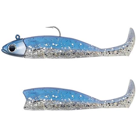 Armed Soft Lure Kit + Medium Leaded Head Fiiish Combo Master Shad 125 70 + Jig Head Search