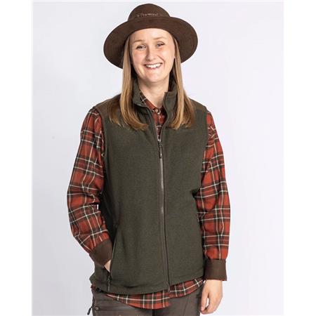 ÄRMELLOSER FLEECE DAMEN PINEWOOD SMÅLAND FOREST FLEECE W