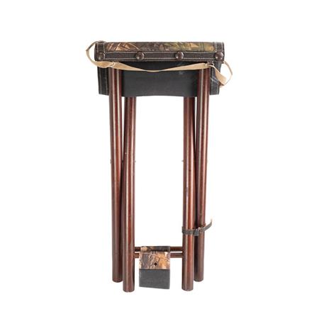 ASSENTO JANUEL BOST EN BOIS AVEC ASSISE TISSU