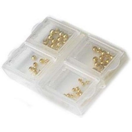 Assorteret Æske Med Perler Tof Gold