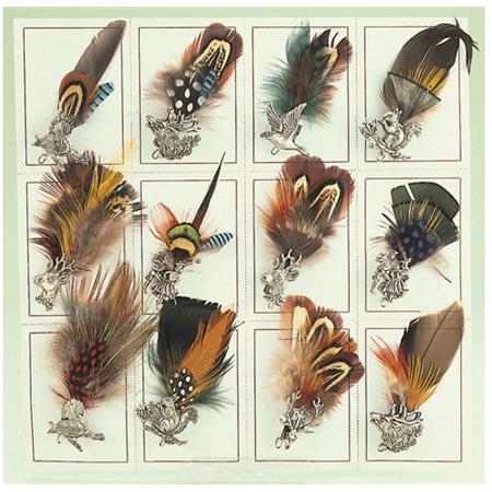 Assortimento De Penas De Chapéu Fritzmann - Pack De 12