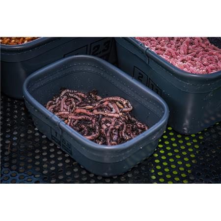 ASSORTMENT BAIT BOXES FOX MATRIX EVA STACKING BAIT TUB SET