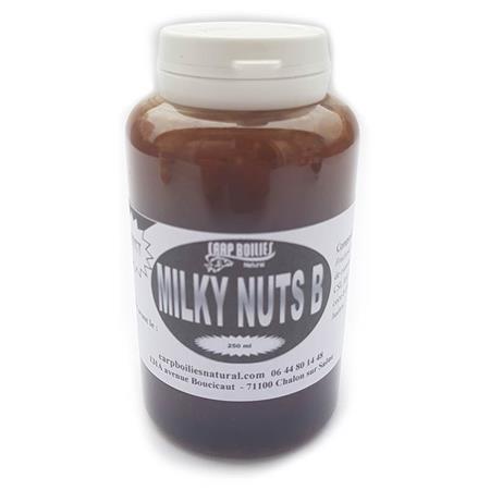 Atractivo Líquido Carp Boilies Natural Milky Nuts B