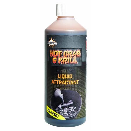 Atraente Líquido Dynamite Baits Liquid Attractant Hot Crab & Krill