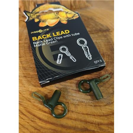Attache Pour Backlead Pro Elite Baits Back Lead Clips With Tube