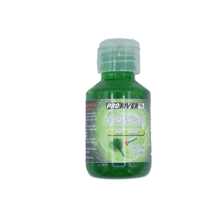 Attractant Gel Proriver Flashgel Xboost Pailleté Carnassier - 100Ml - Anis