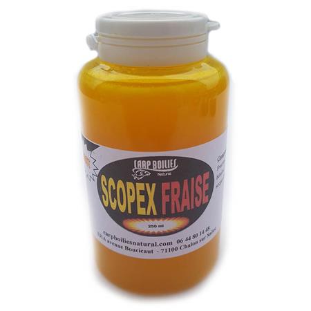 Attractant Liquide Carp Boilies Natural Scopex Fraise