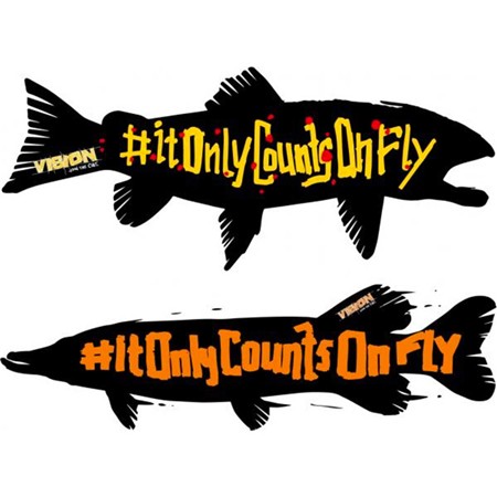 Autocolante Vision It Only Counts On Fly - Pack De 2