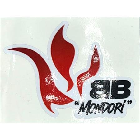 Autocollant 10Ftu Pack Rod Blast Burn ”Mondori” Black/Red