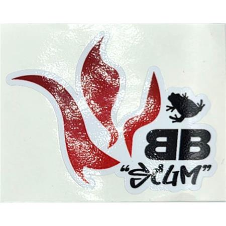 Autocollant 10Ftu Rod Blast Burn ”Scum” Black