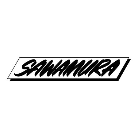 Autocollant Sawamura Med Contour Blanc