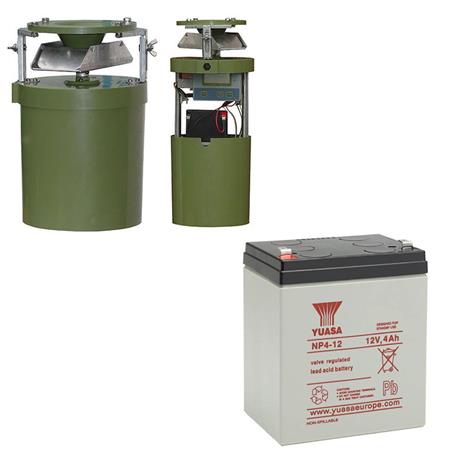 Automatisches Schmiedepaket Roc Import Power Feeder 12 Volts + Batterie Etanche