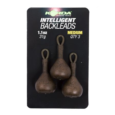BACK LEAD KORDA INTELLIGENT - PAKKE MED 3