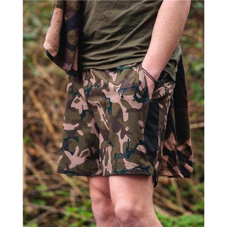 BADESHORTS FÜR MÄNNER FOX BLACK / CAMO LW SWIM SHORTS