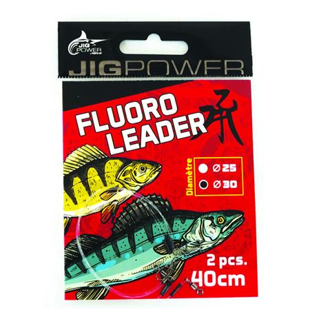 Bajo De Línea Powerline Power Fluoro Carbon - Paquete De 2