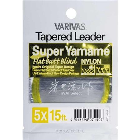 Bajo De Línea Varivas Tapered Leader Nylon Super Yamame