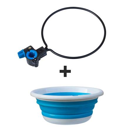 Balde Dobrável + Suporte Garbolino Compactable
