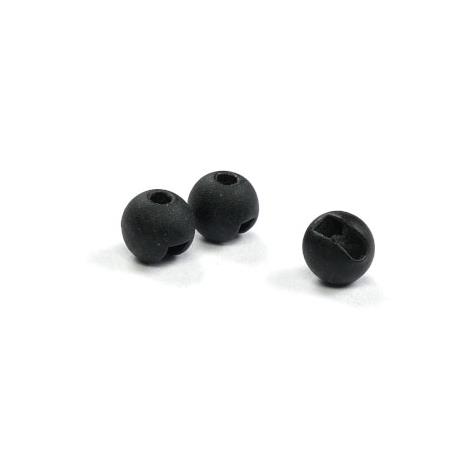 Ball - Matte Black Textreme Tungsten Slotted Beads - Matte Black