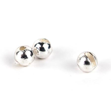 Ball - Silver Textreme Tungsten Slotted Beads - Silver