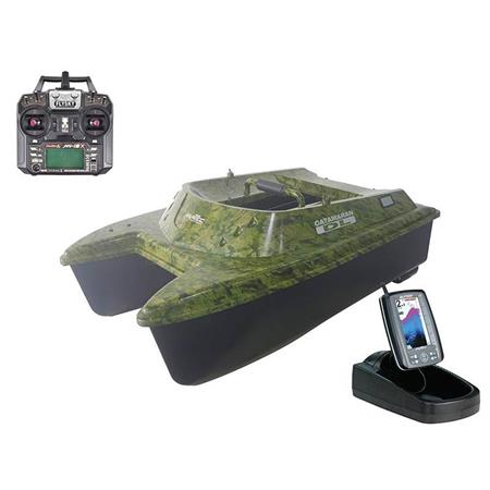 Barco Cebador Anatec Catamaran Ivy + An-I6x + Sondeur Alf500