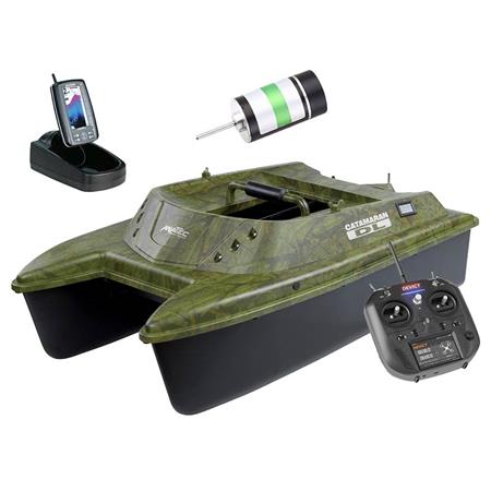 Barco Engodour Anatec Catamaran Oak Lithium Brushless + De-Sr07 + Sondeur Alf500
