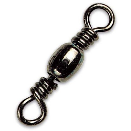 Barrel-Svirvel Delalande Sorte Ringe - Pakke Med 10