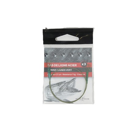 Bas De Ligne Acier Europêche - 7Kg - Par 3