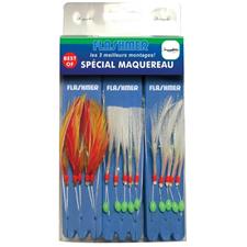 Lot De 3 Leures De Pêche Rgtease Big Game - Poisson En Caoutchouc Rouge Pour Pêche Au Large