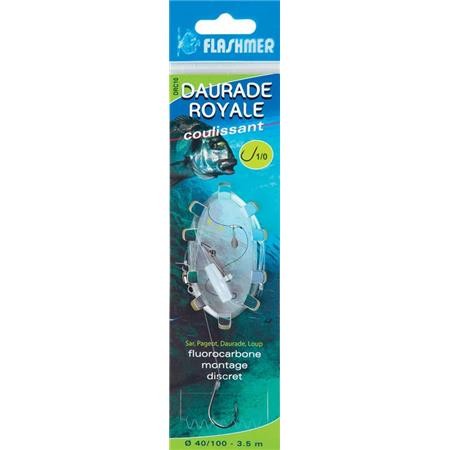 BAS DE LIGNE FLASHMER DAURADE ROYALE COULISSANT RENFORCE - PAR 10
