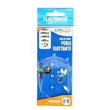 FLASHMER Ecoline Kit Ligne De Traîne à La Main - Prêt à Pêcher Aux Carnassiers