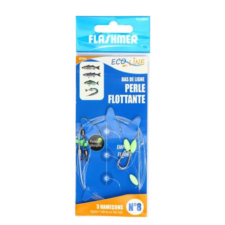 Bas De Ligne Flashmer Ecoline Perle Flottante